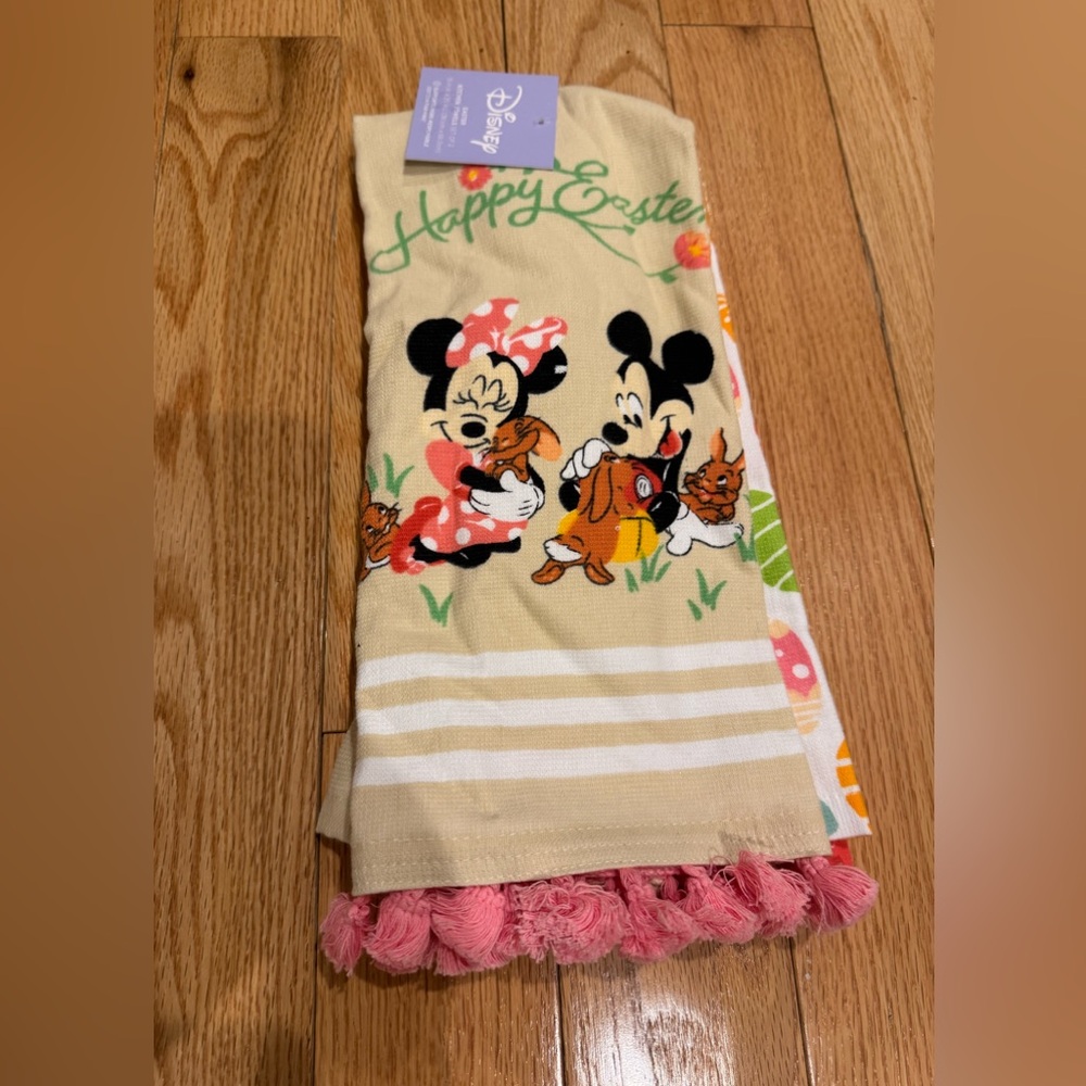 Disney Happy Easter Towel with Mickey and Minnie